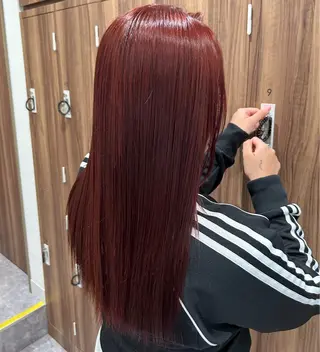 セミロング カラー ash西葛西 今井瑚子のヘアスタイル