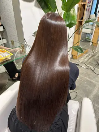 ロング 原宿♡カラー♡ 縮毛矯正【MAYU】のヘアスタイル