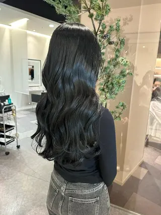 ロング カラー 巻ける縮毛矯正/艶 カラーchika🩵のヘアスタイル