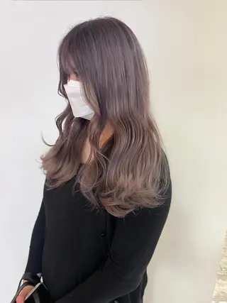 ミディアム カラー ヘアアレンジ ブリーチなし/ レイヤー🌿runaのヘアスタイル