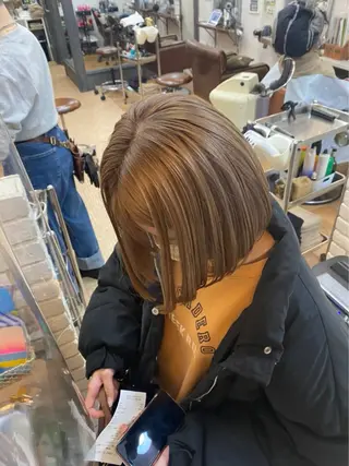 ミディアム 船木 拓真のヘアスタイル