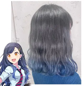 ミディアム カラー GARU-ガル-所属・TSUNO🦖 派手髪/オタク美容師のヘアスタイル