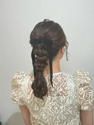 セミロング 鷲見 望のヘアスタイル