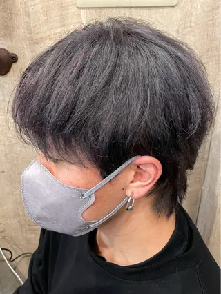 ショート カラー メンズ 🌈派手ハイトーン 🌈平山のヘアスタイル