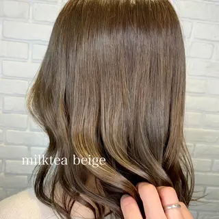 ロング カラー ヘアアレンジ 髪質改善/縮毛矯正 艶カラー/珠聡のヘアスタイル