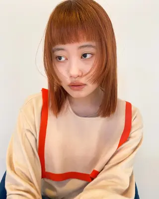 セミロング カラー パーマ ヘアアレンジ メンズ キッズ ネイル マツエク・マツパ アイブロウ パーマスタイル🔅 sayacaのヘアスタイル