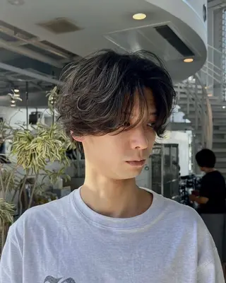 パーマ メンズ メンズパーマ特化 似合わせカット渡邊のヘアスタイル