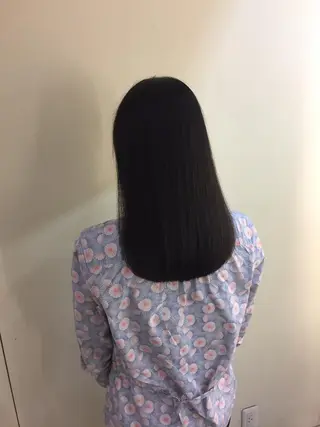 ミディアム コテ巻き風パーマ💛 池袋のヘアスタイル