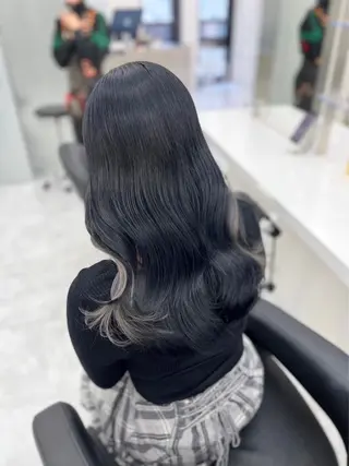 ロング カラー 🇰🇷韓国っぽ 透明感🇰🇷胡海のヘアスタイル