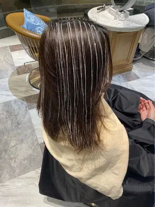 カラー レイヤーカット/ 顔周り 五島巨幹のヘアスタイル