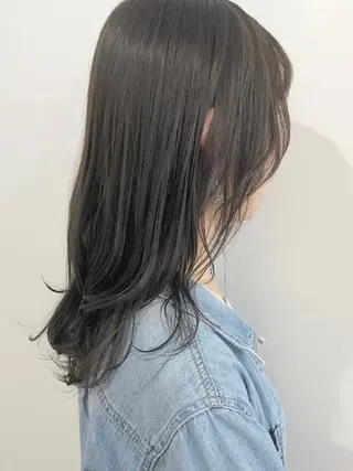 ミディアム カラー お洒落パーマ/ 艶カラー/michiのヘアスタイル