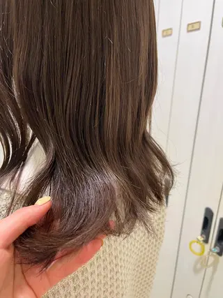 ミディアム ぷつっとボブ/ちゅる ピンク/mika☆のヘアスタイル