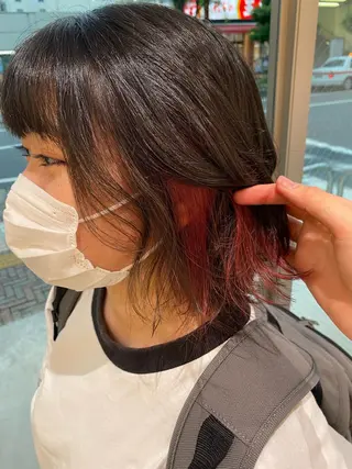 ショート カラー 個性派/ブリーチ ＊ほのかのヘアスタイル