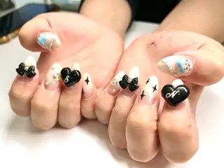 ロング ネイル RIONnail(リオンネイル)所属・RIONnail Yurikaのネイルデザイン