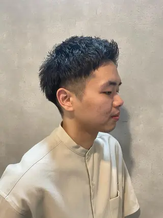 メンズ フリーランスシェアサロンルレイル所属・心斎橋/メンズ /ルレイル/地形真希のヘアスタイル