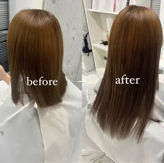 ロング りおな/エクステ /ミルクティーカラーのヘアスタイル