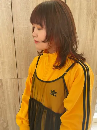 セミロング カラー 鶴岡で縮毛矯正なら お任せ！ハヤシナオミのヘアスタイル