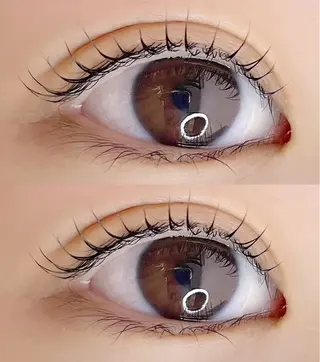 マツエク・マツパ eve🐰束間まつ毛 /透明感カラーのマツエク・マツパデザイン