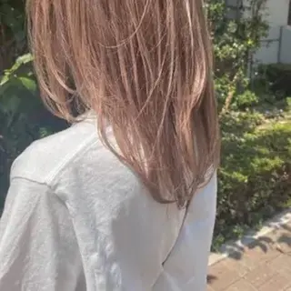 ロング カラー le'a所属・谷町/Le'a /竹原しおなのヘアスタイル