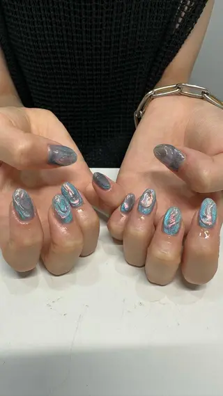 ネイル 個性派ネイル 🌼 ハルカ ♡のマツエク・マツパデザイン