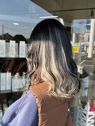 ミディアム カラー arika オケシ　リョウダイのヘアスタイル