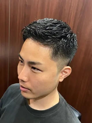 ショート CuMARi所属・予約の95%パーマ 🌈men's専門店のヘアスタイル