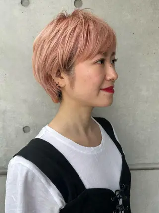 ショート Leverage New York所属・小滝 楓のヘアスタイル