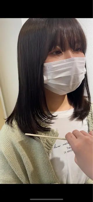 ミディアム 仙台ブリーチカラー デザインカラーあすかのヘアスタイル