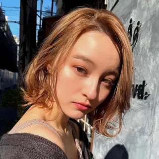 ミディアム hair & fashion shiomi H 【ヘアー アンド ファッション シオミエイチ】所属・堀尾 愛莉のヘアスタイル