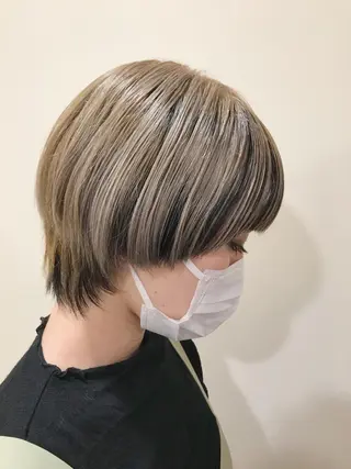 ショート カラー パーマ ヘアアレンジ 髪質改善・縮毛矯正・ パーマ講師✨山田夏樹のヘアスタイル