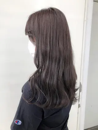 ロング カラー 韓国🇰🇷レイヤー 映える顔周り🩷のヘアスタイル