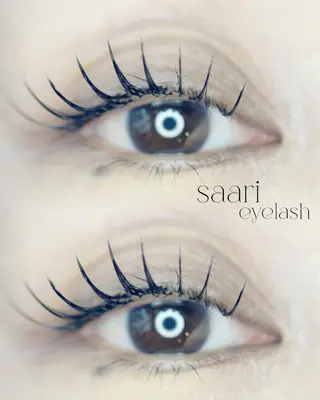 マツエク・マツパ saari eye lash staffのマツエク・マツパデザイン