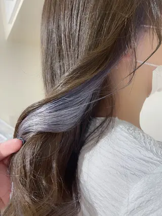 ロング カラー ヘアアレンジ CreBiA ten_【クレビアテン】所属・crebia 漢人 美海／レイヤーカットのヘアスタイル