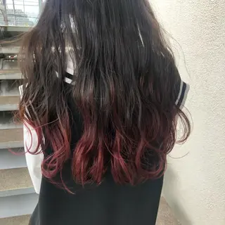 ロング カラー 小森 樹奈のヘアスタイル