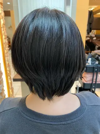 ショート ⭐️透明感カラー/ パーマ⭐️宮野翔のヘアスタイル