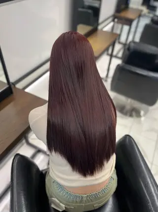 ロング カラー 🫧ナオ🫧 /韓国 ヘア/ マンツーマンのヘアスタイル