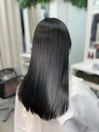 ロング カラー 韓国ヘア🤍髪質改善 🇰🇷AKANEのヘアスタイル