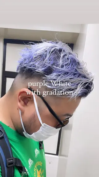 ショート カラー メンズ 💎✨️NoVal by siestaのヘアスタイル