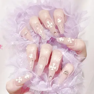 ネイル Mariko【韓国 ワンホン 長さだし】のネイルデザイン
