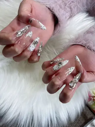 ネイル 山下 オレンジのネイルデザイン