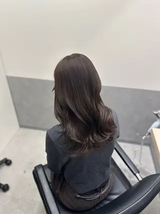 セミロング カラー EMANON池袋3rd所属・ナチュラル艶髪 なおき｜池袋美容師のヘアスタイル