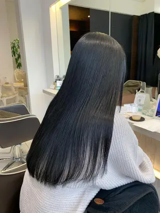 ロング カラー 🌫️縮毛矯正/髪質 改善/ゆずる🌫️のヘアスタイル