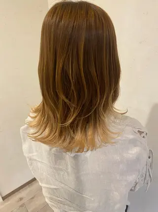 ミディアム 🍑 モモカ🍑のヘアスタイル