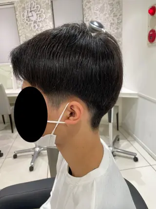 メンズ センターパート 川島爽楽のヘアスタイル