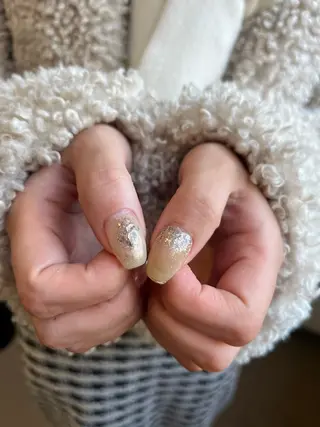 ネイル Ray. ちゅるん系ニュアンスのネイルデザイン