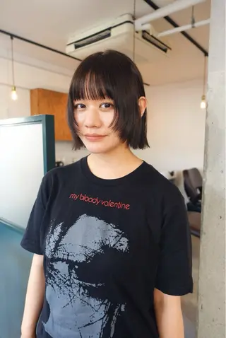ショート カラー 暖色カラー 🌼クニトウメイのヘアスタイル