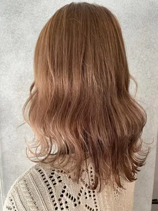 セミロング カラー 櫻井 未悠のヘアスタイル