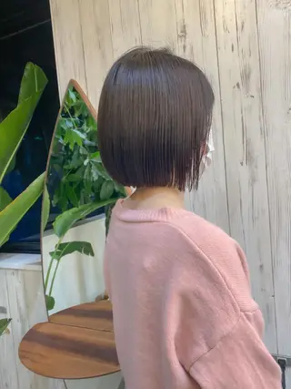 ショート ボブ/縮毛矯正 髪質改善/もえるのヘアスタイル