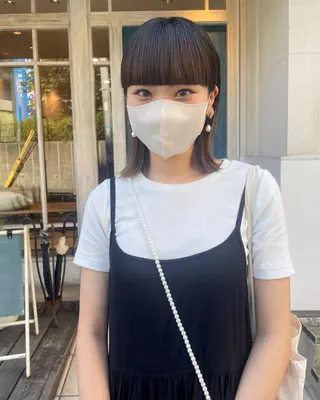 ミディアム ホンダリサコ 透明感カラー/ボブのヘアスタイル