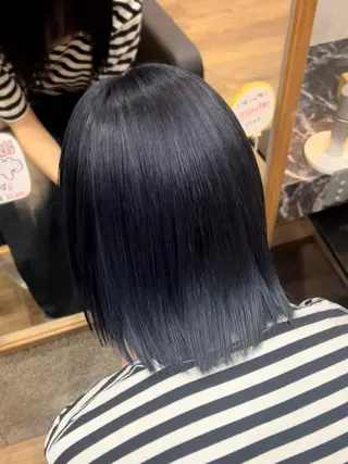 ミディアム カラー 西田辺/ タカスナオヤのヘアスタイル